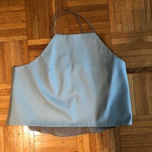 Cami NYC Leather and Silk Cami